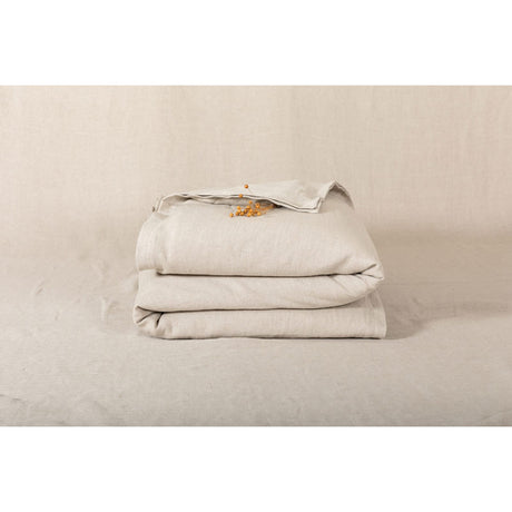 Pure Washed Linen Quilt, Two-Tone Twine