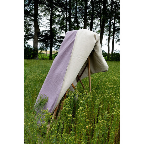 Pure Washed Linen Quilt, Two-Tone Violet