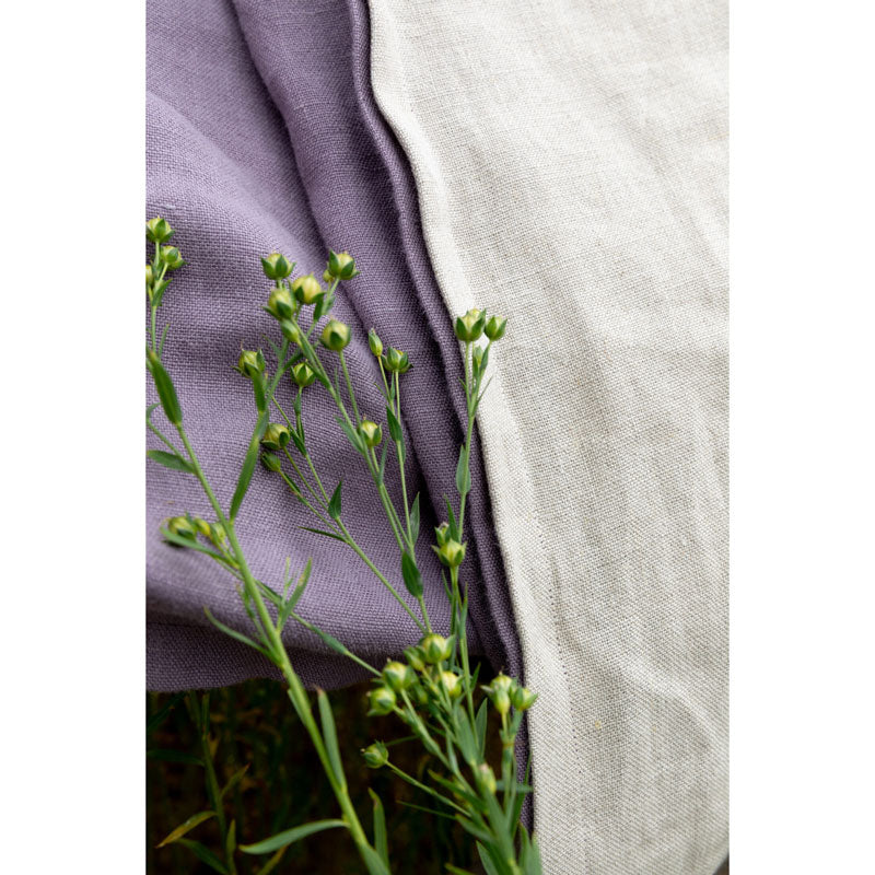 Pure Washed Linen Quilt, Two-Tone Violet