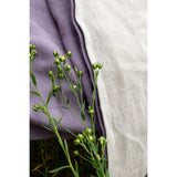 Pure Washed Linen Quilt, Two-Tone Violet