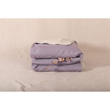 Pure Washed Linen Quilt, Two-Tone Violet
