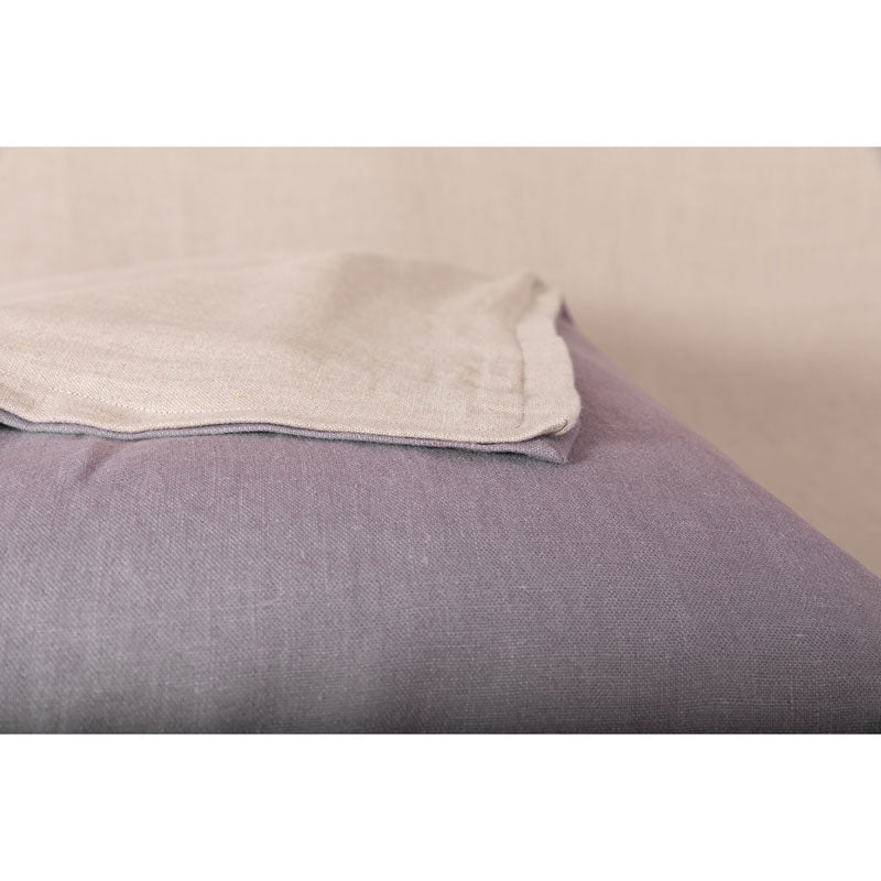 Pure Washed Linen Quilt, Two-Tone Violet