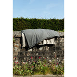 Pure Washed Linen Quilt, Two-Tone Zinc Grey
