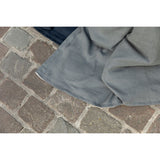 Pure Washed Linen Quilt, Two-Tone Zinc Grey