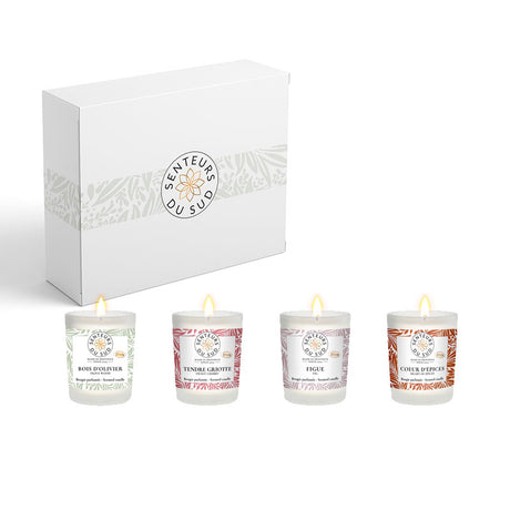 4 Scented Candles Gift Pack - 75g - Zouf.biz