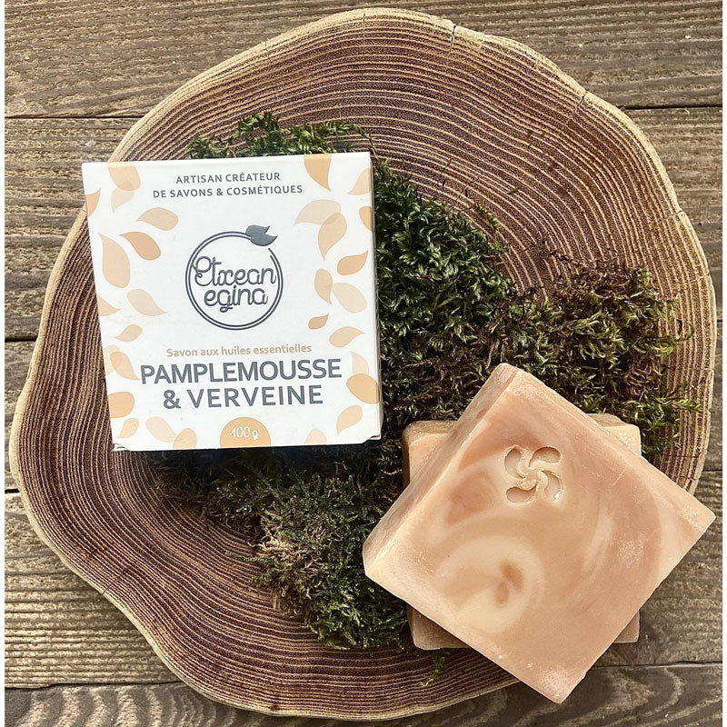 Soap with Essential Oils of Grapefruit & Verbena - 100g