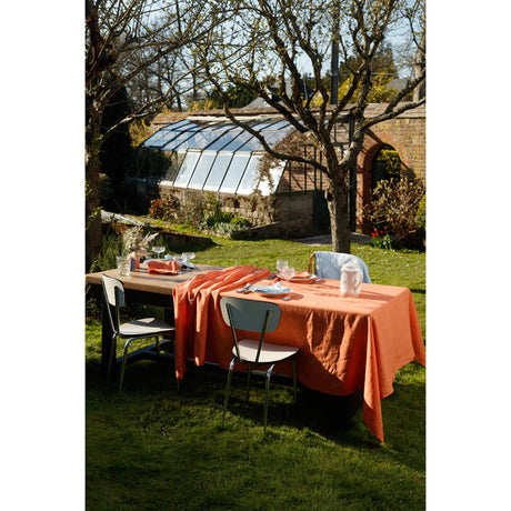 Pure Washed Linen Tablecloth, Apricot