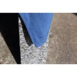 Pure Washed Linen Tablecloth, Blue Flower