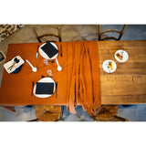 Pure Washed Linen Tablecloth, Caramel