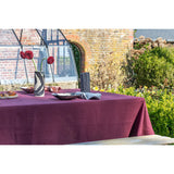 Pure Washed Linen Tablecloth, Garnet Red