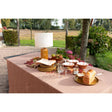 Pure Washed Linen Tablecloth, Hazelnut