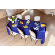 Pure Washed Linen Tablecloth, Indigo