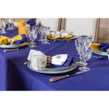 Pure Washed Linen Tablecloth, Indigo