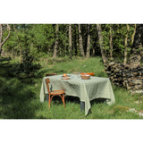 Pure Washed Linen Tablecloth, Linden Green