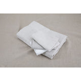 Pure Washed Linen Tablecloth, Natural Stripe