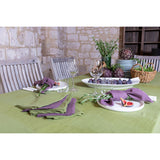 Pure Washed Linen Tablecloth, Olive Green