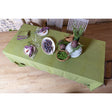 Pure Washed Linen Tablecloth, Olive Green