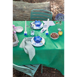 Pure Washed Linen Tablecloth, Pea Green