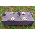Pure Washed Linen Tablecloth, Plum