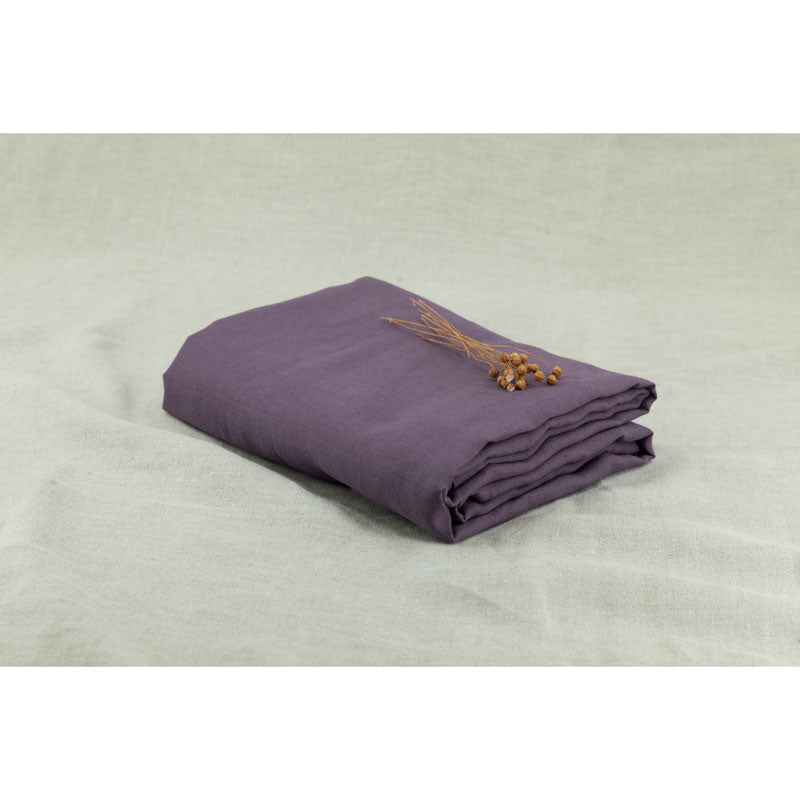 Pure Washed Linen Tablecloth, Plum
