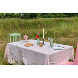 Pure Washed Linen Tablecloth, Rose Petal
