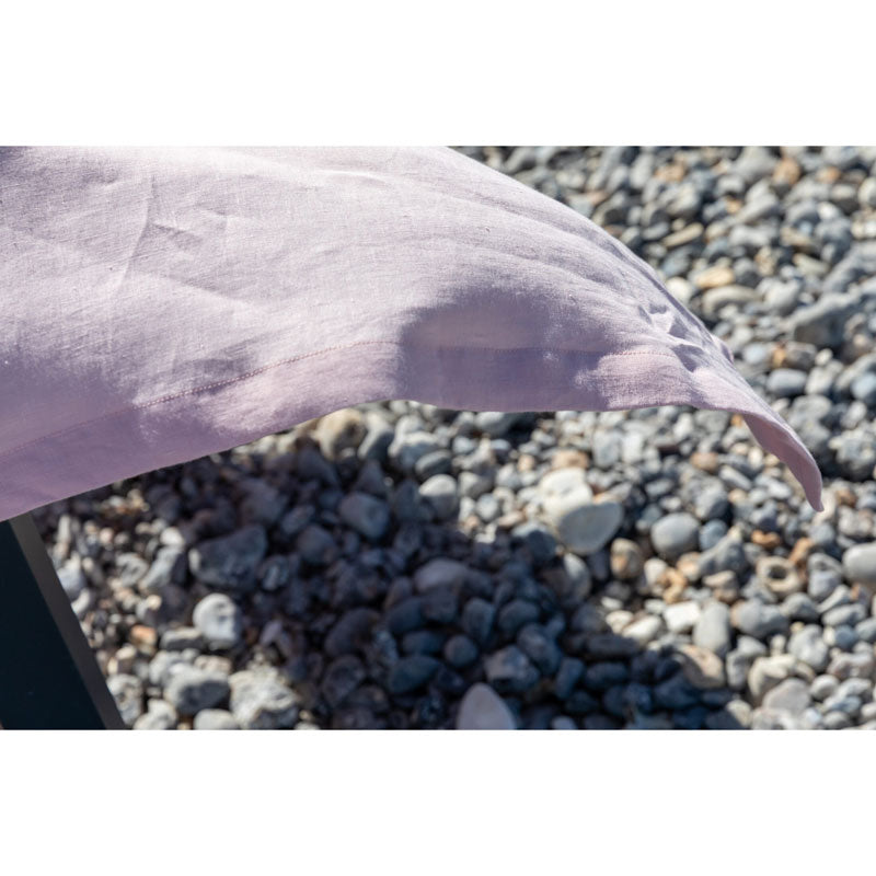 Pure Washed Linen Tablecloth, Rose Petal