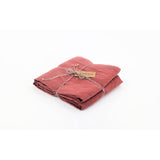 Pure Washed Linen Tablecloth, Rosewood