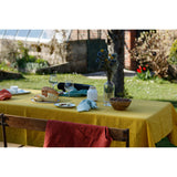 Pure Washed Linen Tablecloth, Saffron