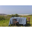 Pure Washed Linen Tablecloth, Slate Blue