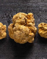 The White Truffle, also known as the "Alba White Truffle," is primarily harvested in northern Italy, though it has begun to appear in other countries, such as France. It is the rarest and most precious of all truffles, which explains why its price is significantly higher than that of other species