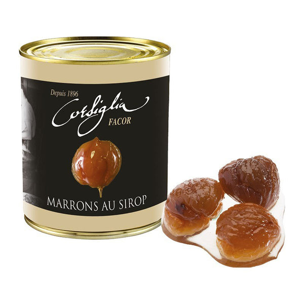 Whole Candied Chestnuts in Syrup - 650g