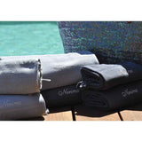 Cap-Ferret Silver 100% Cotton Beach Towel - Zouf.biz