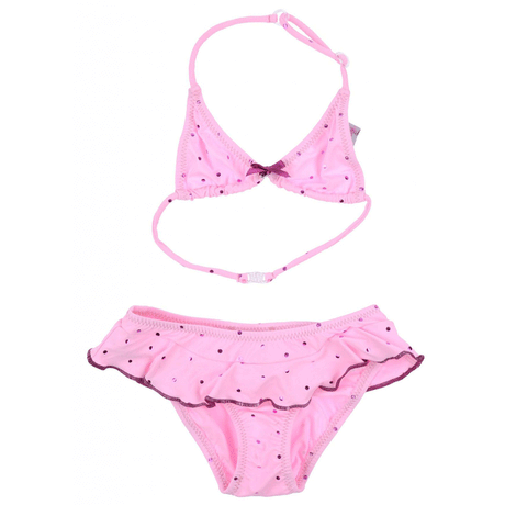 Shiny Dots Print Bikini, Pink - Zouf.biz