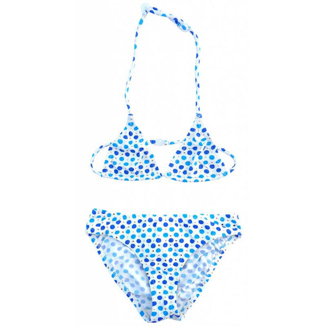 Naturelle Polka Dots Bikini, Blue - Zouf.biz
