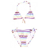 Gold Stripes Bikini, Purple - Zouf.biz