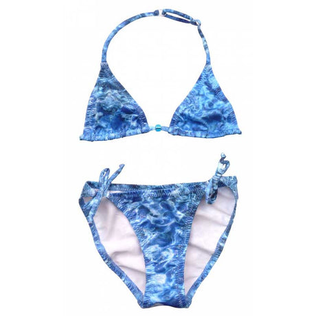 Sea Print Glimmering Bikini, Blue - Zouf.biz