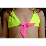 Solid Colour Bikini, Yellow - Zouf.biz