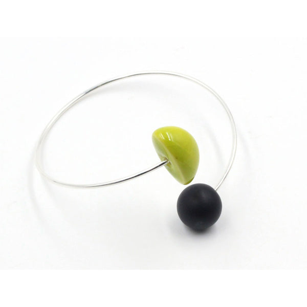 Inca Ceramic Bracelet, Anise & Black - Zouf.biz
