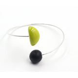 Inca Ceramic Bracelet, Anise & Black - Zouf.biz