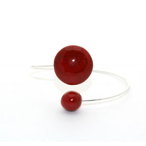 Moon Ceramic Bracelet, Cherry - Zouf.biz