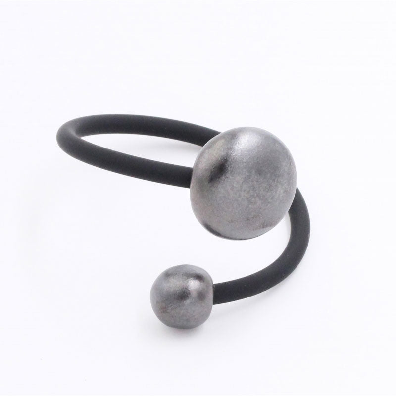 Moon Meteorite PVC Bracelet, Cast Iron - Zouf.biz