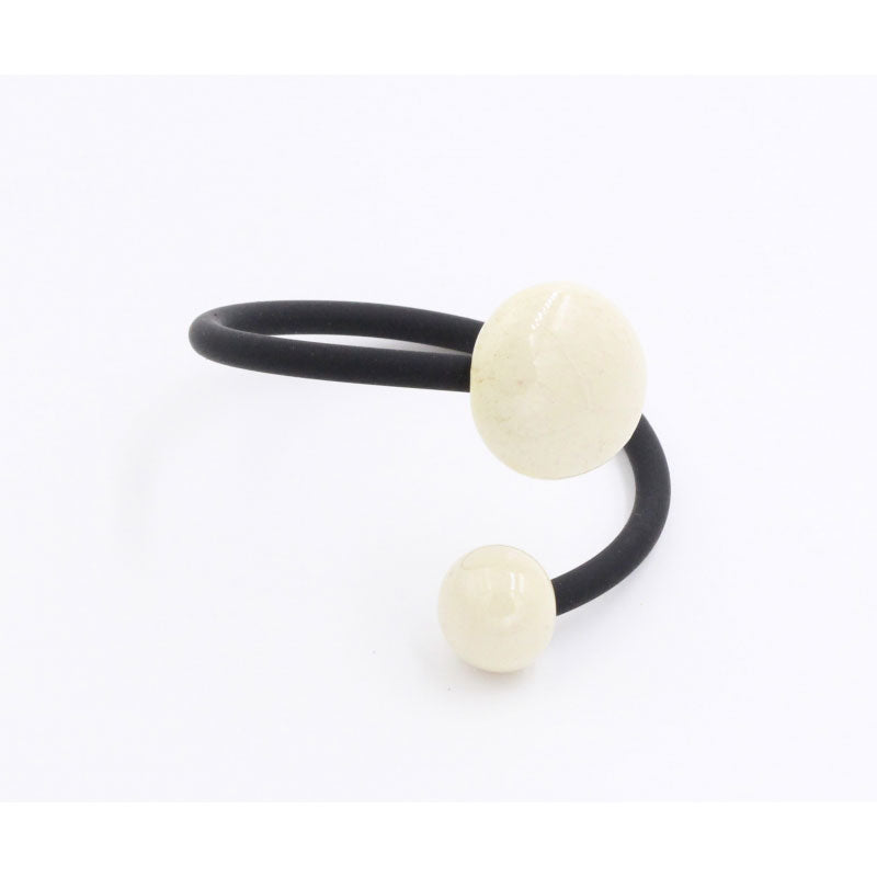 Moon Meteorite PVC Bracelet, Ivory - Zouf.biz