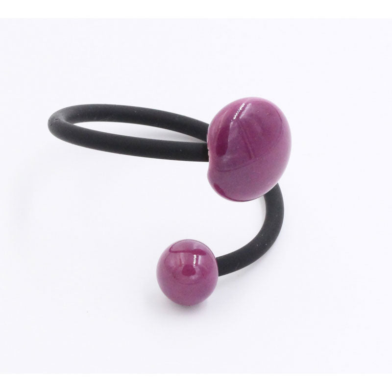 Moon Meteorite PVC Bracelet, Plum - Zouf.biz