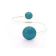 Moon Ceramic Bracelet, Turquoise - Zouf.biz