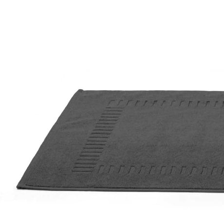 Cap-Ferret Grey 100% Cotton Bath Mat - Zouf.biz