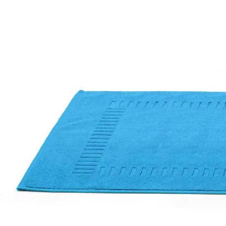 Cap-Ferret Turquoise 100% Cotton Bath Mat - Zouf.biz