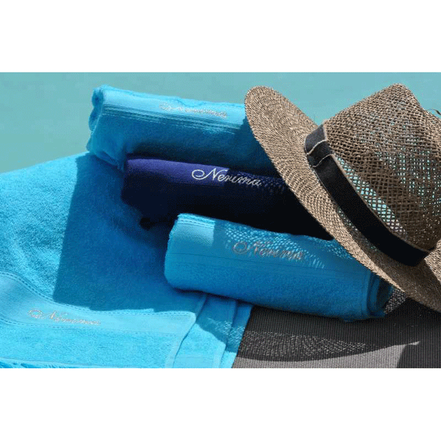 Cap-Ferret Turquoise 100% Cotton Hand Towel - Zouf.biz
