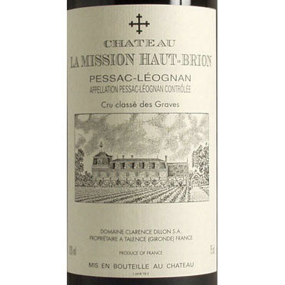 Château La Mission Haut Brion Grand Cru Classé, 1960 - Zouf.biz