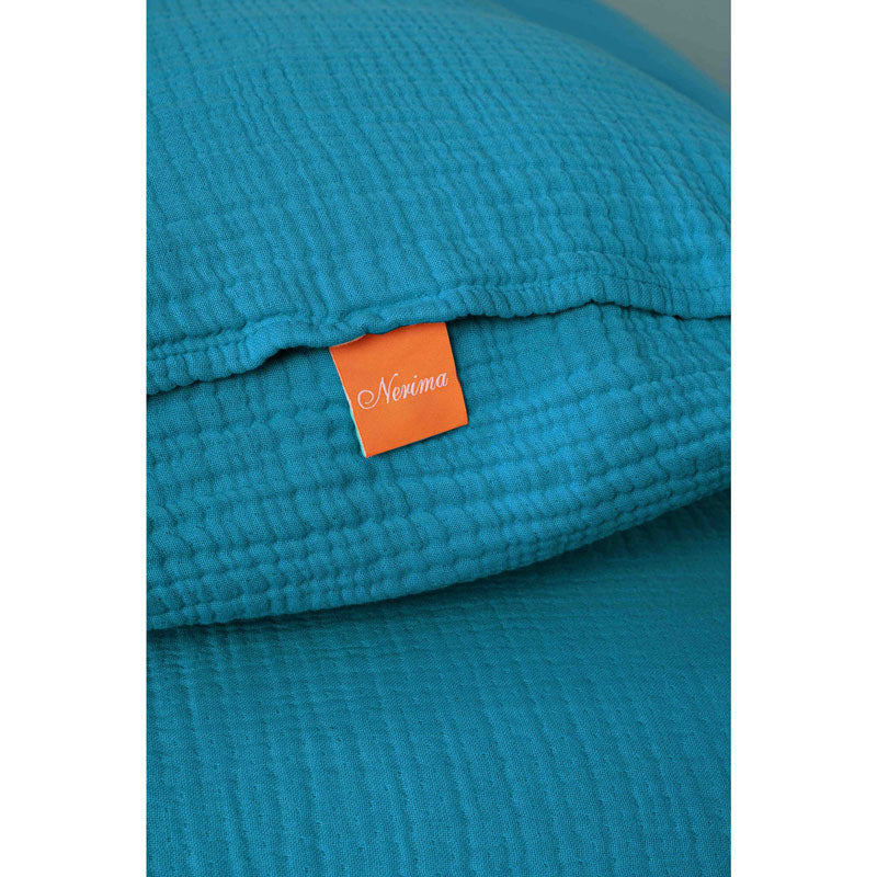 Cotton Gauze Pillow Case, Duck Egg Blue - Zouf.biz