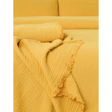 Cotton Gauze Duvet Cover, Turmeric - Zouf.biz